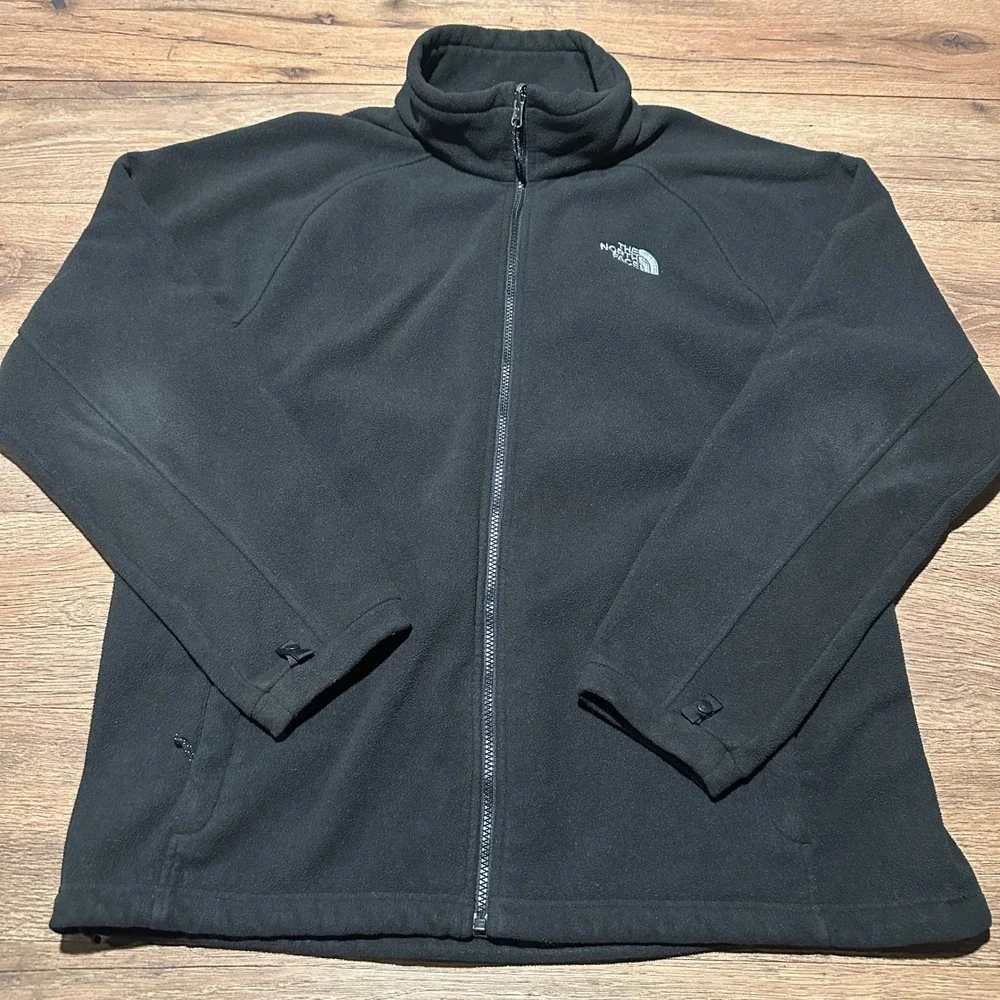 The‎ North Face Black Fleece Full Zip Jacket Mens XL